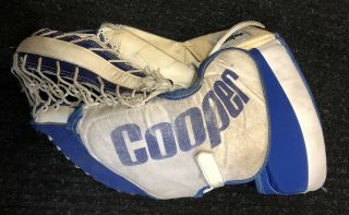 Vintage Cooper Pro GM - PRO Durasoft Hockey Goalie Catchers Glove Needs TLC 3