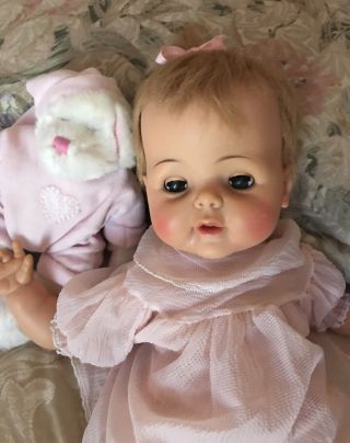 Vintage Ideal Snoozie Thumbelina Doll 19” Htf
