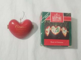 Hallmark Keepsake Ornament Heart Of Christmas 3 Collector 