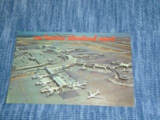 Vintage Postcard San Francisco International Airport Sfo