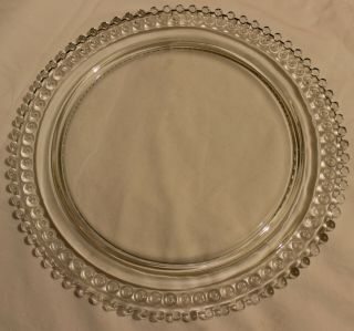 Vintage Elegant Imperial Candlewick Birthday Cake Plate 72 Holes 13 1/2 "