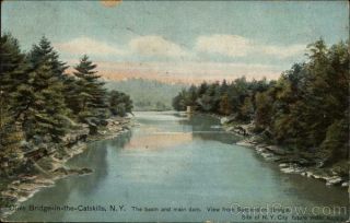 1908 Olivebridge,  Ny Olive Bridge - In - The Catskills Leighton Ulster County Vintage