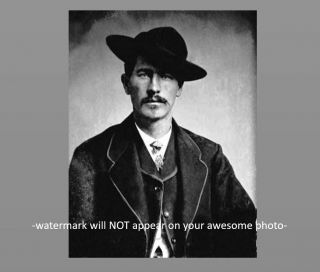 8x10 1870 Wyatt Earp Poster Photo Pic Gunfighter Wild West Sheriff Tombstone