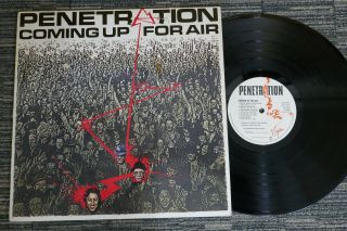 Penetration - Coming Up For Air - Punk Uk 1st Pressing V 2131 Virgin Vinyl Lp Vg