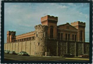 Historic Montana State Prison Deer Lodge Chrome Vintage Postcard