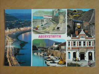 Old Multi - View Postcard Of Aberystwyth
