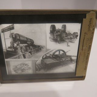 Magic Lantern Glass Slide Taylor Iron And Steel Pan American Exposition