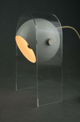 Italian Space Age Table Lamp Vintage Sarfatti Modernist Eames Panton 50s 60s 70s