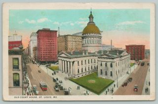 Saint Louis Missouri Old Court House 1920s Postcard