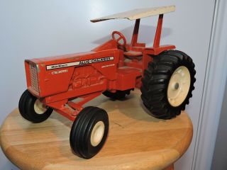 Vintage 70s Ertl Allis Chalmers 190xt Landhandler Toy Farm Tractor With Rops