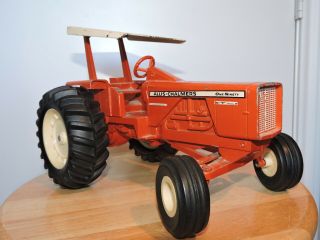 Vintage 70s Ertl Allis Chalmers 190XT Landhandler Toy Farm Tractor with ROPS 2