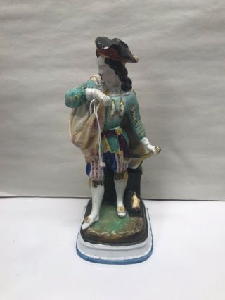 Antique French Bisque Porcelain Figure Figurine Marked 19c Nr