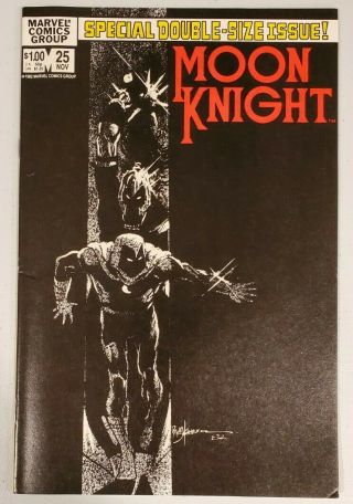 Moon Knight 25 (marvel 1982) 1st App & Origin Of Black Spectre Nm - /nm