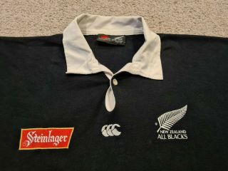 Zealand All Blacks Steinlager Jersey Vintage Shirt 1994 - 1996 (XL) 14 2