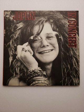 Joplin In Concert Double Lp 1972 Gatefold.  Columbia Records/cbs,  Inc.  C2x31160