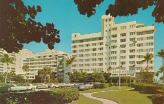 Vintage Postcard C1960s The Kenilworth Hotel Miami Beach,  Fl 19274