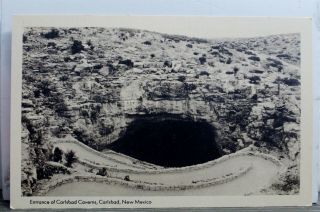 Mexico Nm Carlsbad Caverns Entrance Postcard Old Vintage Card View Standard
