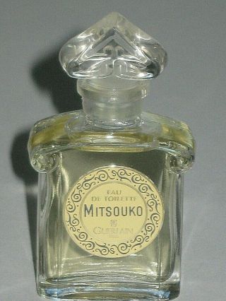 Vintage Guerlain Mitsouko Mini Perfume Bottle Eau De Toilette 0.  17 Oz/5 Ml 2
