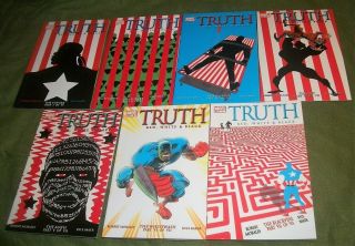 Truth: Red,  White & Black 1 2 3 4 5 6 7 Vf/nm 1st Appearance Of Isaiah Bradley