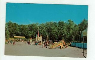 Ny Old Forge York Vintage Post Card - Enchanted Forest Playground View