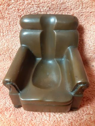 Jenning Brothers Vintage Bronze/copper ? Lounge Chair Pipe Rest/stand Model1612