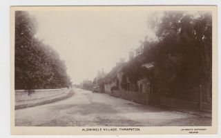 Old Real Photo Card Aldwincle Village Around 1910 Northampton Kettering