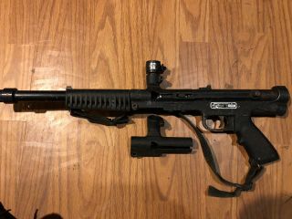 Rare Tippman 68 Special Vintage Paintball Gun With Extra Ball Feed/ball Detent.