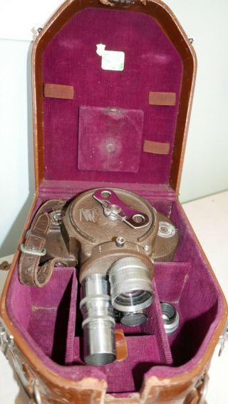 Vintage Bell & Howell 70da 16mm,  Case Angenieux 1 .  95,  Comat,  Telate