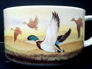 Vintage Otagiri Mallard Duck Ceramic Soup Mug Cup Bowl Japan