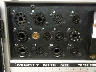 Vintage Sencore TC162 Mighty Mite VII Tube Tester 3