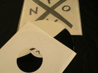 Nofx 2011 10 " Vinyl Hardcore Covers Single Sided Fat Wreck Black/white Vg,  /vg,