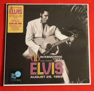 Elvis " International Hotel,  8/26/69 " Rare Legacy 2 Lp W/sticker 2019