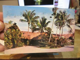 Vintage Old Postcard Florida Jensen Beach Langford 