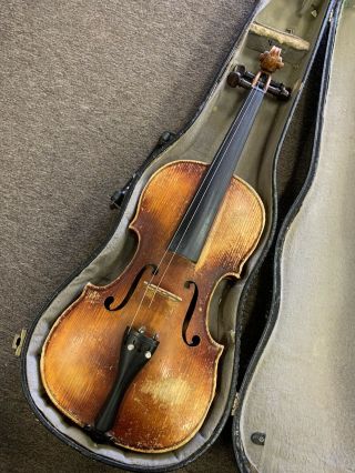 Vintage Anton Schroetter Mittenwald Bayern Germany 4/4 Violin