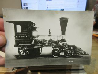 Vintage Old Postcard Illinois Chicago Pioneer Northwestern Railroad Locomotive