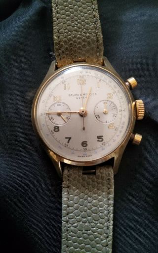Vintage Baume Mercier Watch Chronograph