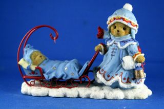 2012 Cherished Teddies Christmas Figure Grette Rock A Bye Ride 4023654
