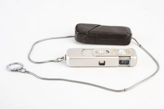 Vintage Minox A Iiis Subminiature Spy Camera With Complan 15mm Lens & Case V19