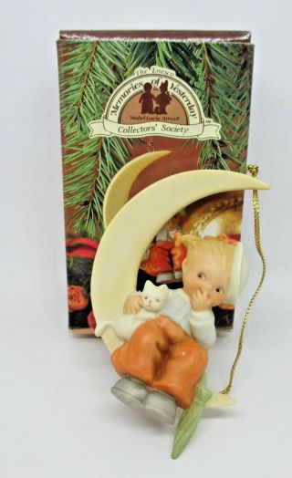 Enesco Memories Of Yesterday Ornament " With Luck And A Friend I 