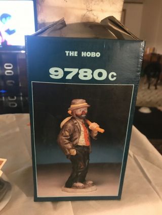 Vintage Flambro Figurine Emmett Kelly Jr.  Hobo The Hobo 3