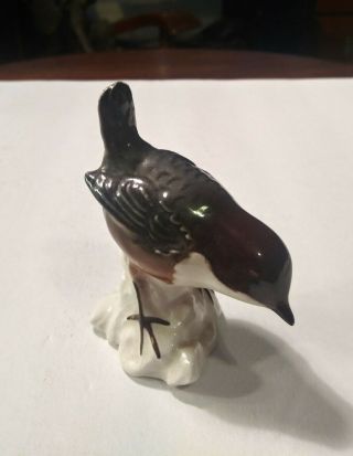 Vintage Goebel W.  Germany Dipper (wasseramsel) Bird Figurine Gloss Finish
