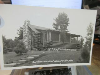 Vintage Old Postcard Michigan Grayling Barrett 