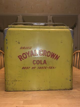 Vintage Royal Crown A1 Cooler Sign Coca Cola 7up Pepsi Orange Crush Dr Pepp Nehi