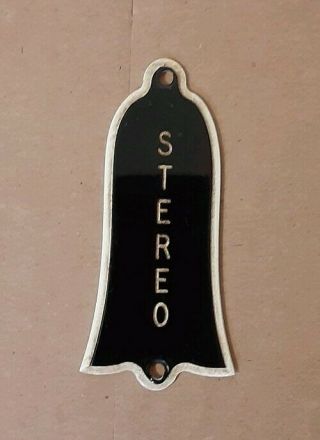 Early 1960s Vintage Gibson Es - 345 Guitar Stereo Branded Truss Rod Cover