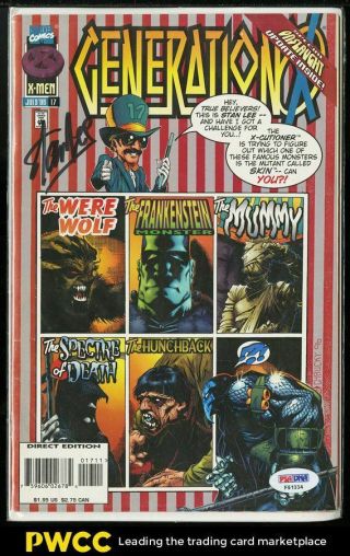 1996 Marvel Comics X - Men Generation X 17,  Stan Lee Auto,  Psa/dna Auth