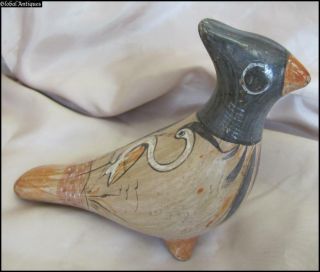 Vintage Hand Painted Ceramic Glazed Figurine – Bird