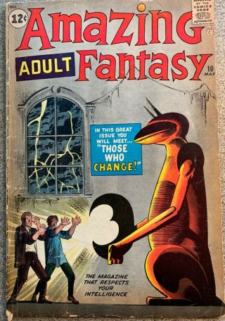 Adult Fantasy 10 Marvel 1962 Steve Ditko Cover & Art Rare To