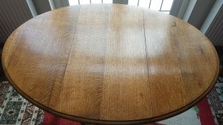 Beautifully Restored Vintage Oak Drop Leaf / Folding Table