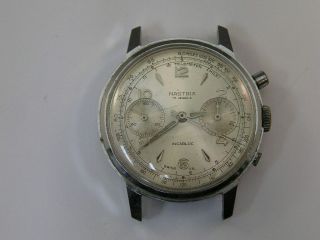 Vintage Nastrix Chronograph Watch Cal Venus 188 1960 - 70 Paul Maillardet Et Fils