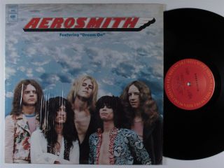 Aerosmith Self Titled Columbia Jc - 32005 Lp Vg,  Shrink ^